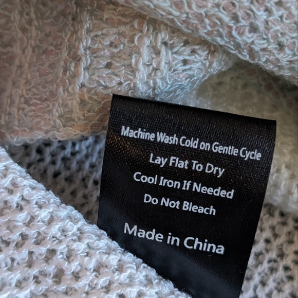 POL Light Green Unique Open Front Tie Back Cardigan Sz L - Picture 10 of 10